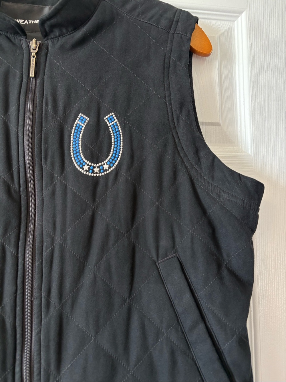 Weatherproof Indianapolis Colts black quilted vest with embroidered logo - Picture 9 of 9